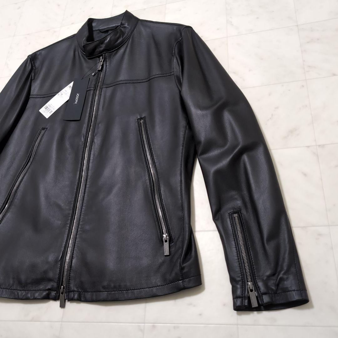 新品 2024年作品 JOSEPH HOMMEシングルライダースジャケット
