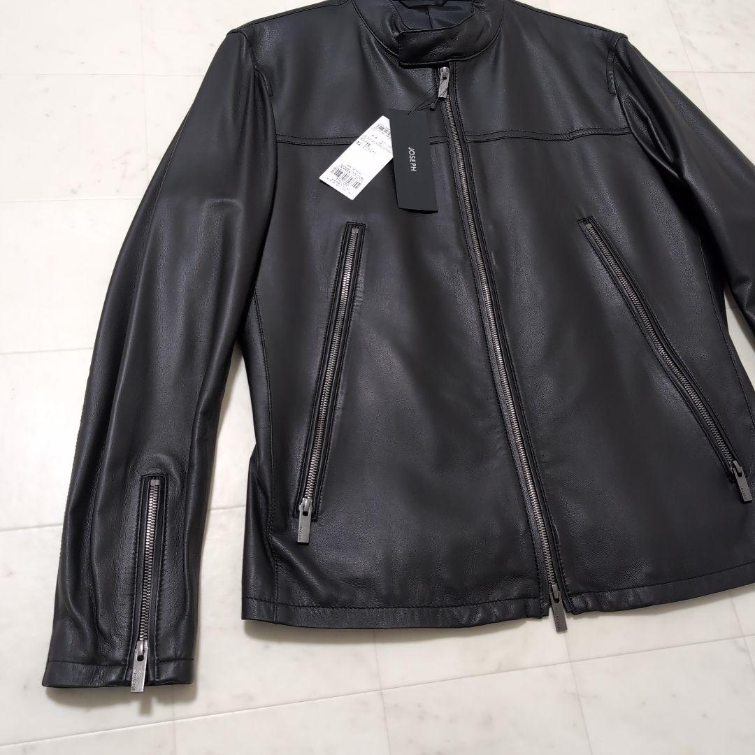 新品 2024年作品 JOSEPH HOMMEシングルライダースジャケット