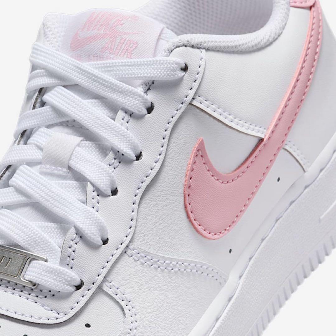 【新品24cm】NIKE｜エアフォース１GS｜ホワイト/ソフトピンク