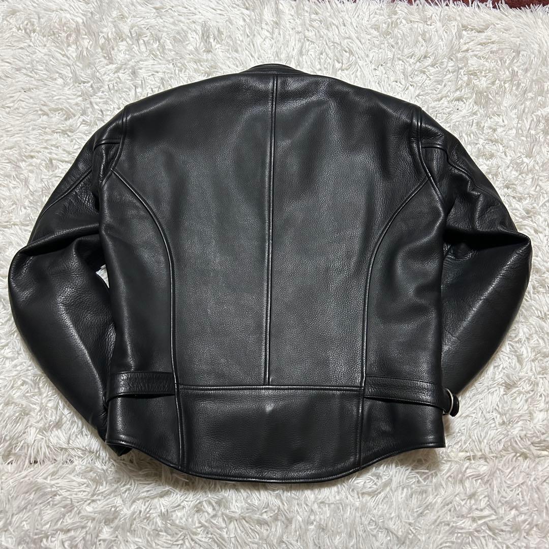 【美品・L】クシタニ 肩肘パット付 シングル レザージャケット ライナー
