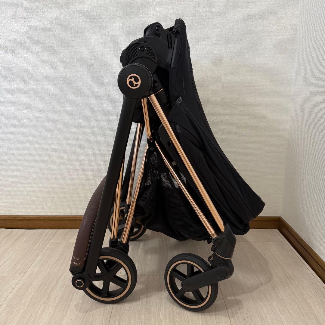 極美品 Cybex ミオス JP3 ローズゴールド ワンプルハーネス ベビーカー