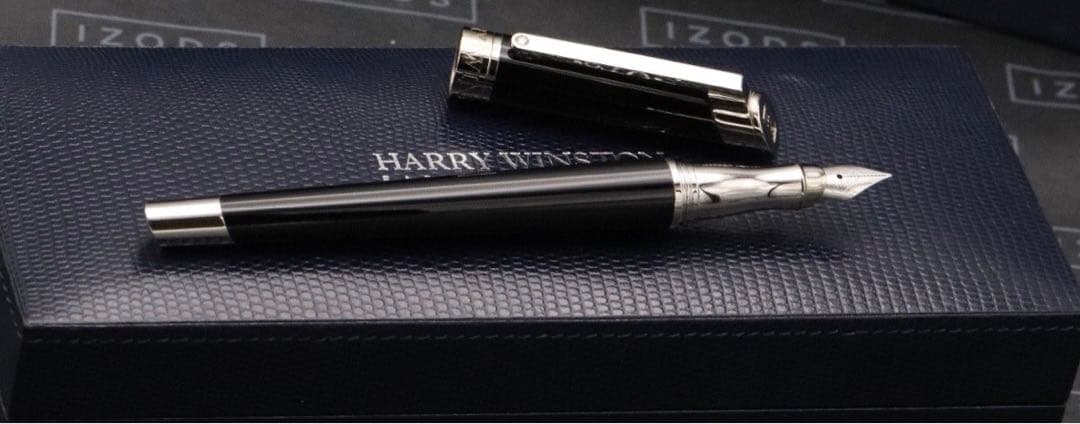 HARRY WINSTON ハリーウィンストン 万年筆 1Pダイヤ K18WG