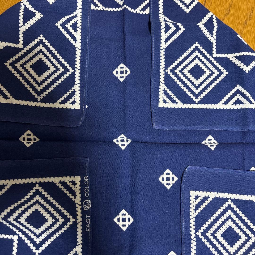 30s40s ヴィンテージバンダナ　エレファントブランド　両耳 下鼻