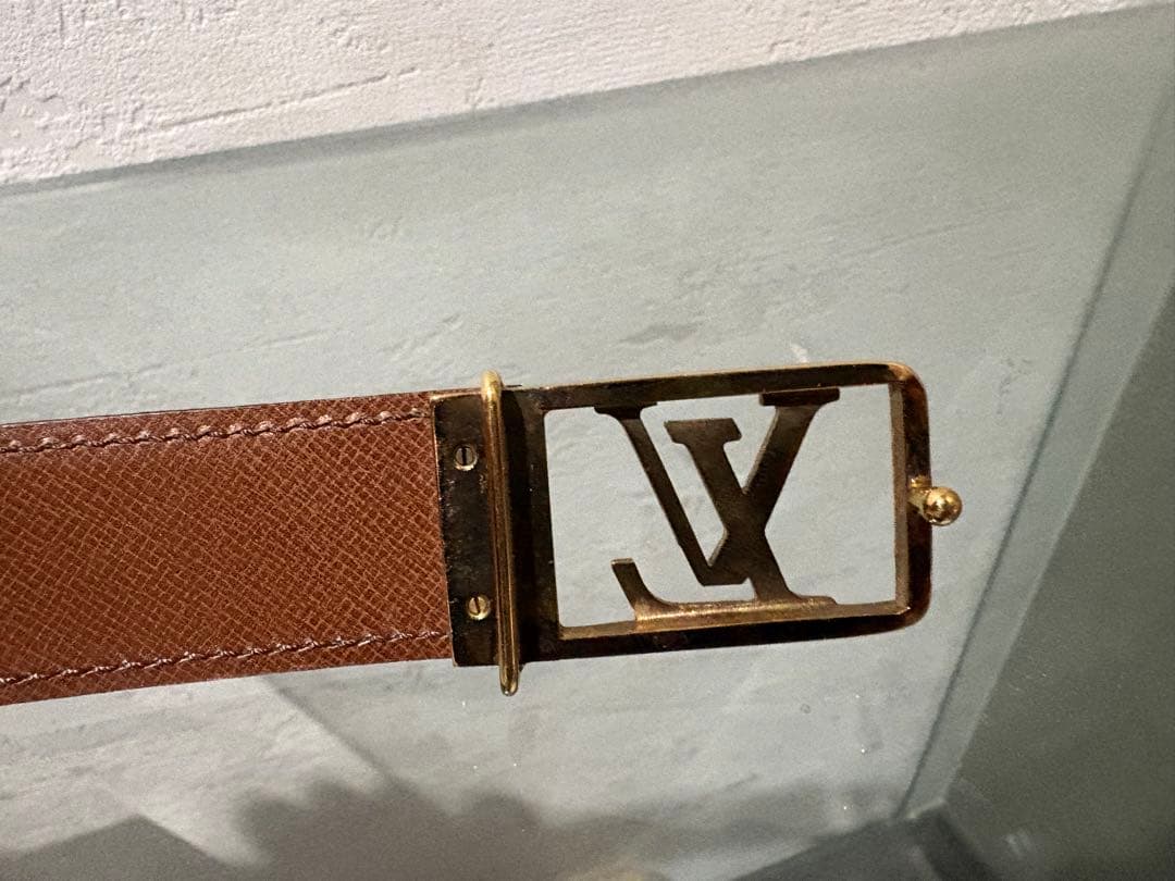 ルイヴィトン LOUIS VUITTON ベルト　オーストリッチ　革ベルト