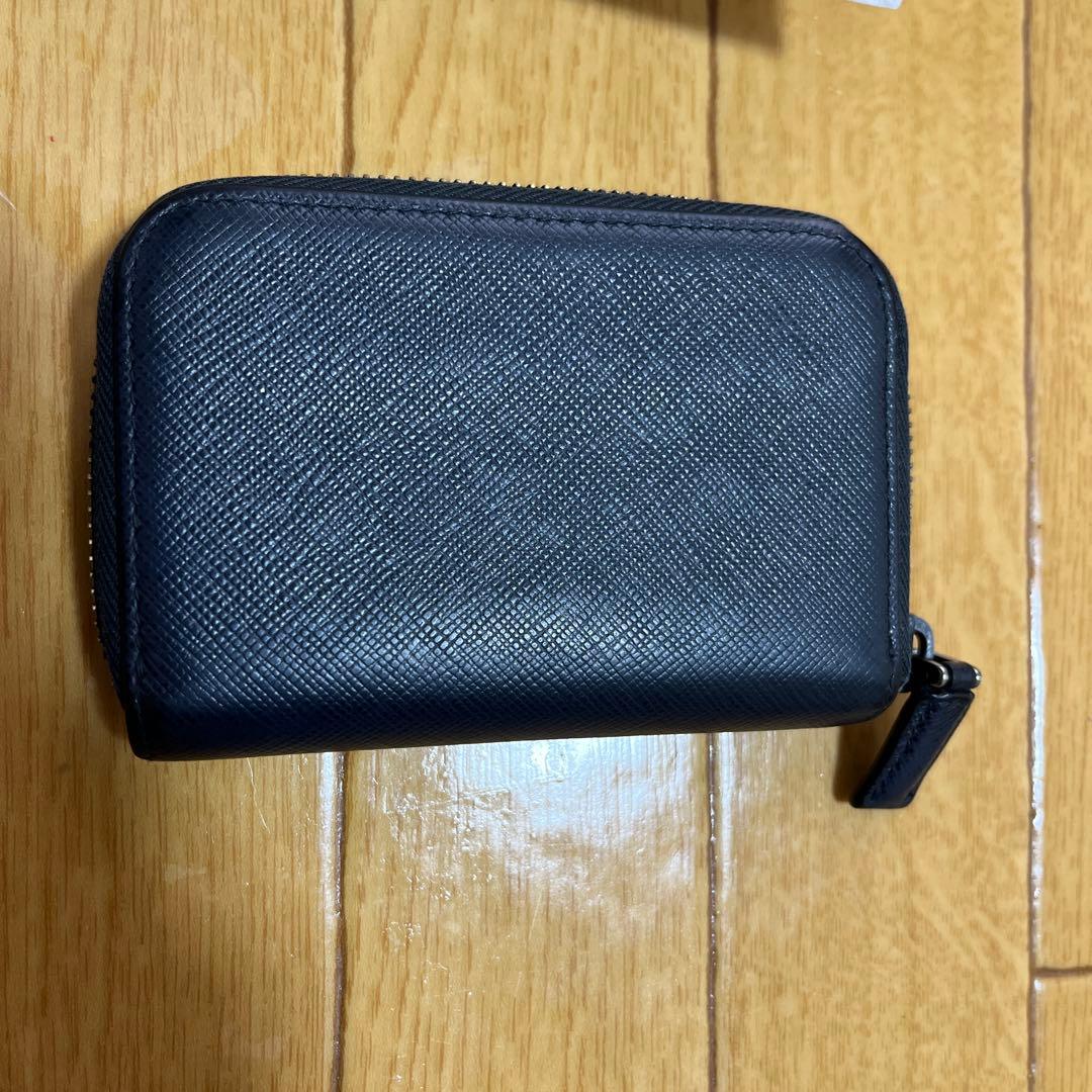 最終値下げ PRADA ネイビー レザー ケース