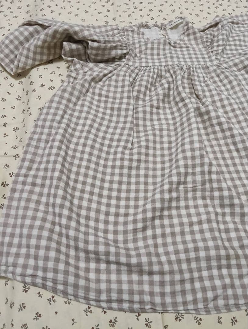 SOOR PLOOMチェック柄ワンピースPedra 8y