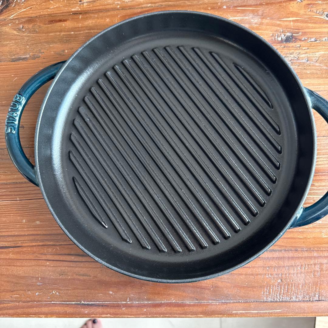 STAUB グリルパン 直径26cm ラメール