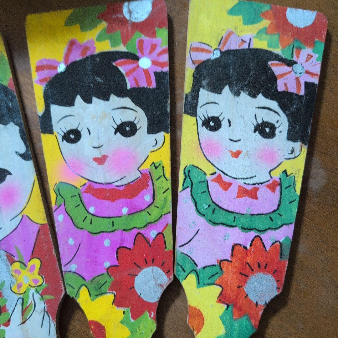 昭和レトロ　アンティーク　羽子板7枚セット販売