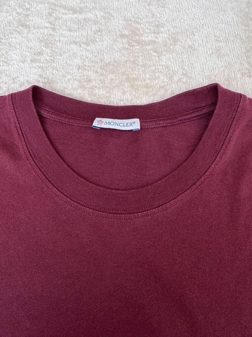 MONCLER FRGMT モンクレール ロンT 長袖カットソー バーガンディM