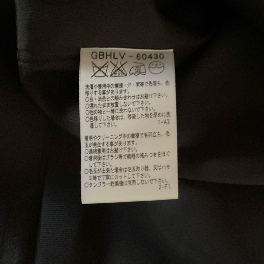 ★シビラ★花柄コード刺繍ウールタックスカート　黒色　ふんわりデザイン　新品未使用