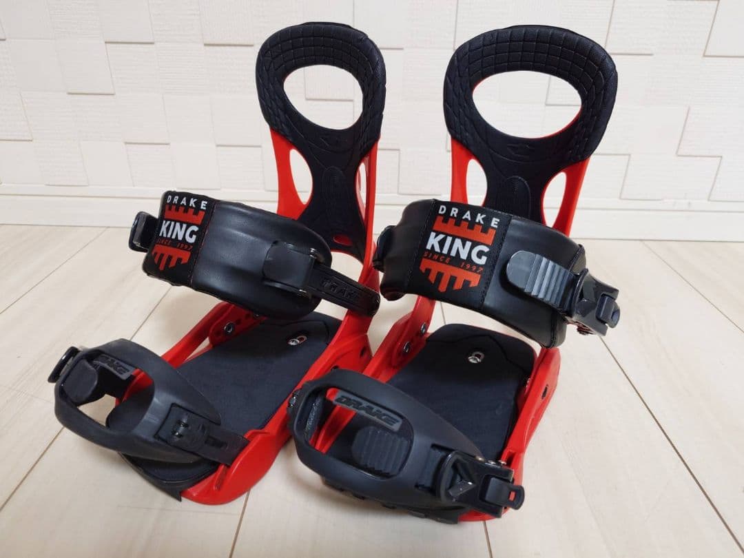 DRAKE KING Mサイズ RED スノーボード ビンディング