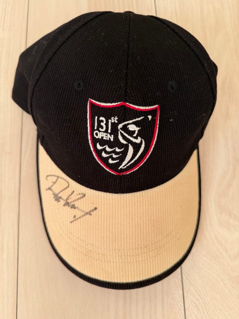 【丸山茂樹】直筆サイン入り全英オープンゴルフキャップ