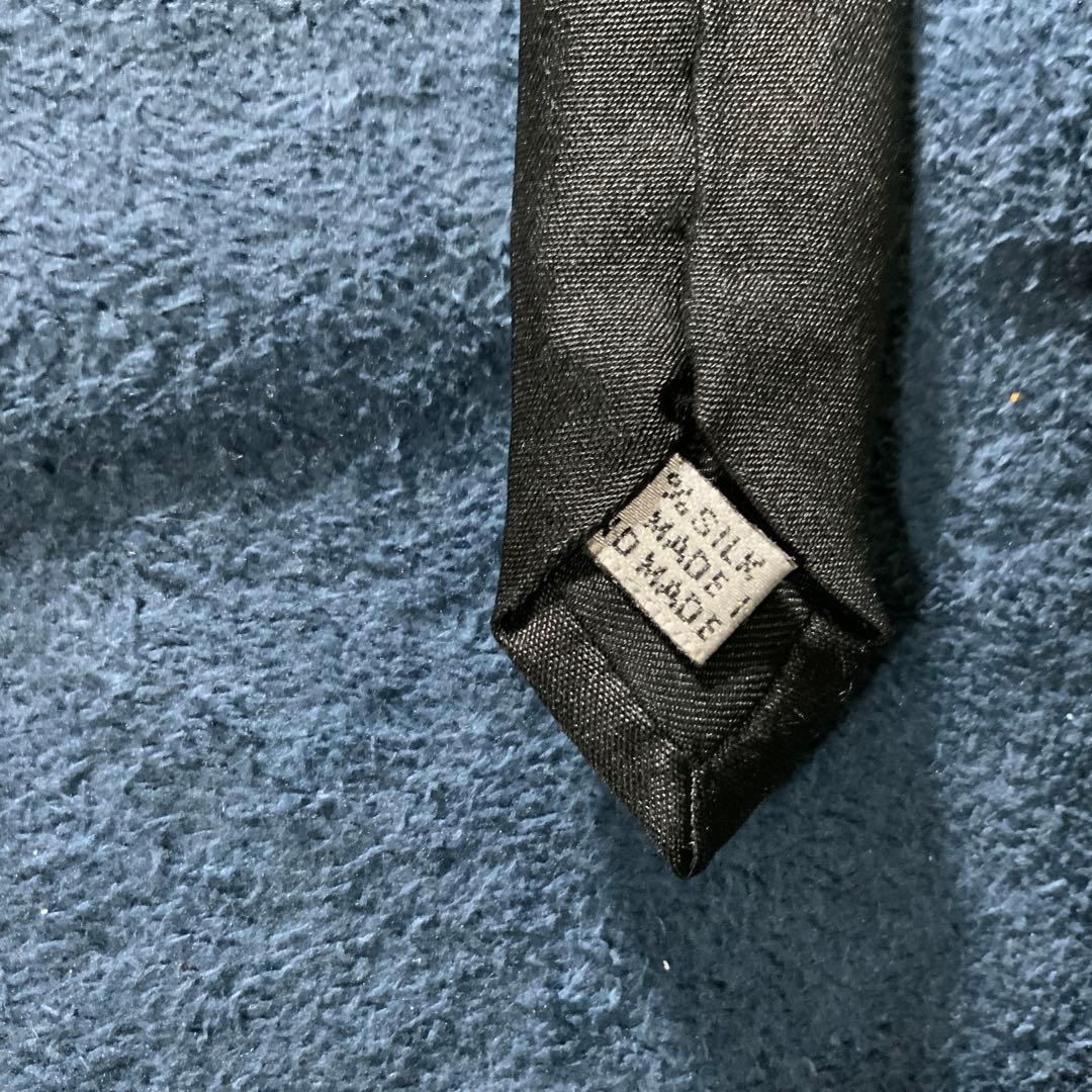 本日限定　Dior homme シルク ブラックネクタイ