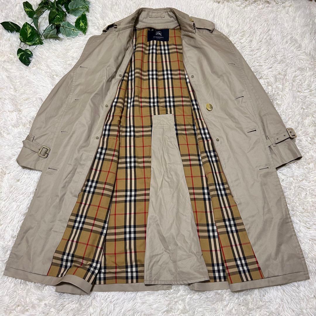 バーバリーロンドン　トレンチコート　裏地ノバチェック総柄