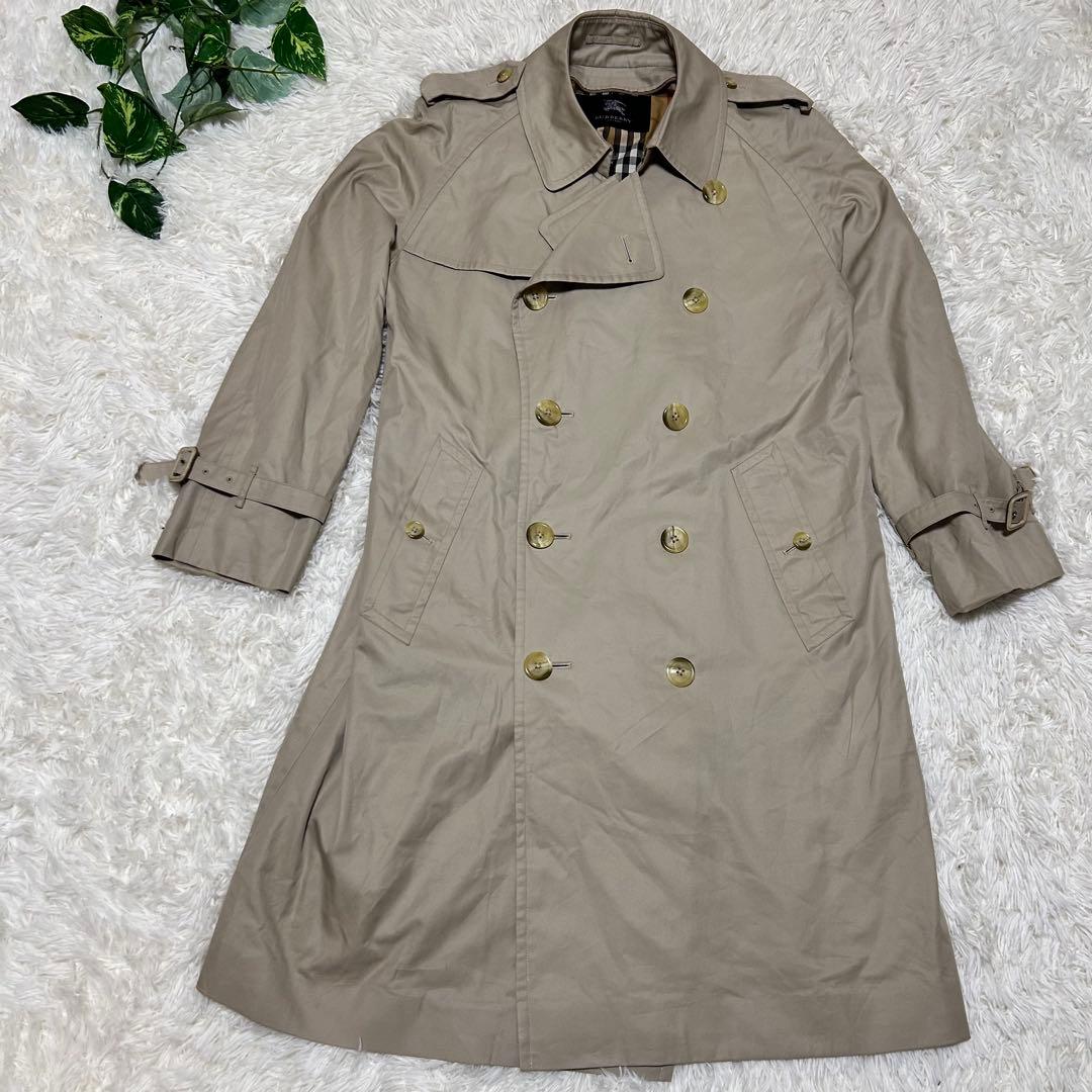 バーバリーロンドン　トレンチコート　裏地ノバチェック総柄