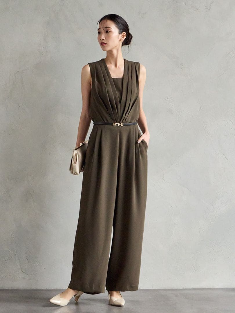 ストレートパンツオールインワン　AIMER