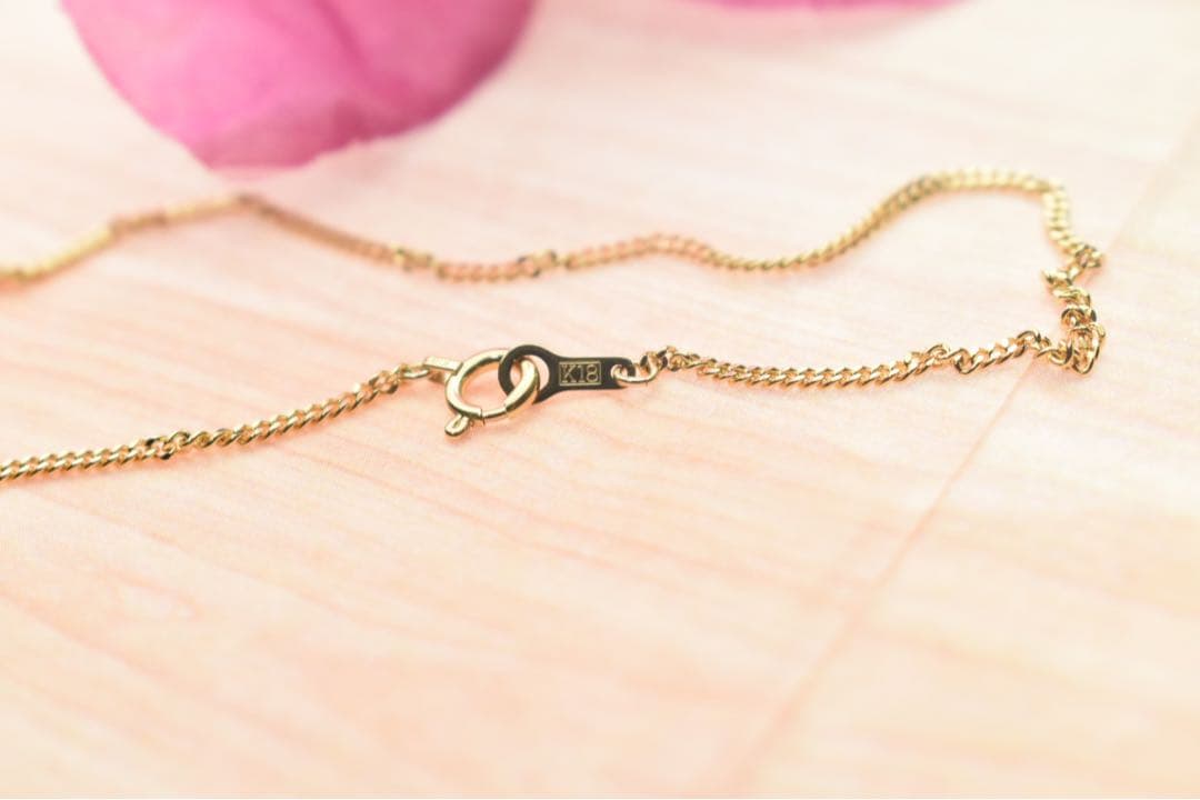 k18 18金 ブレスレット　イエローゴールド　喜平チェーン1mm