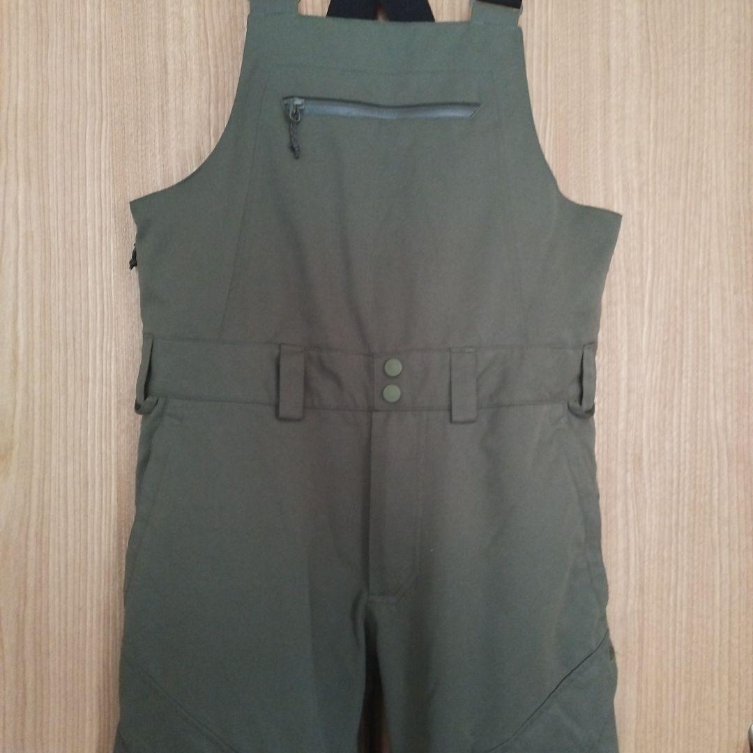 BURTONオリーブグリーン ビブパンツ 男性用