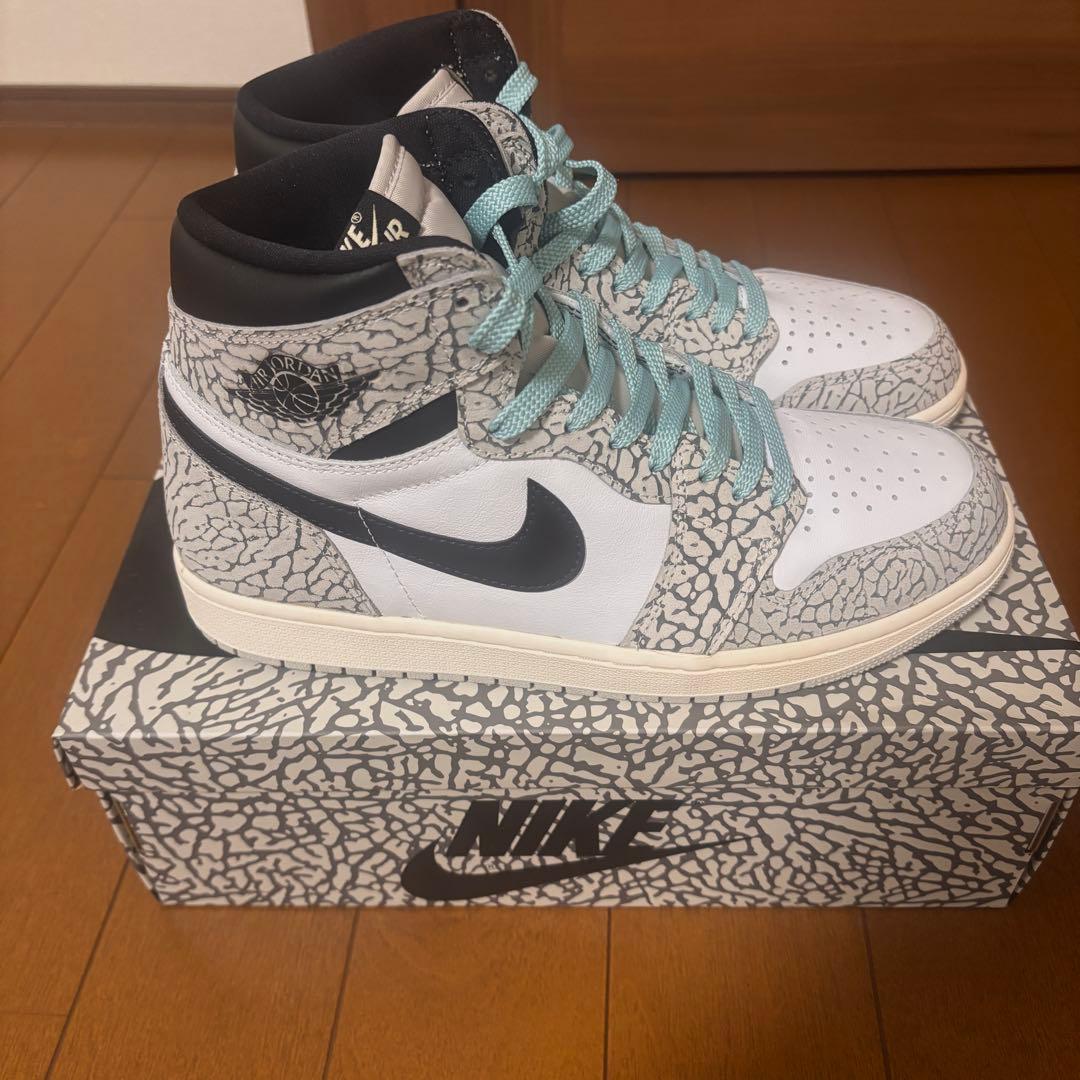 未使用 Nike Air Jordan1 High ホワイトセメント 28cm