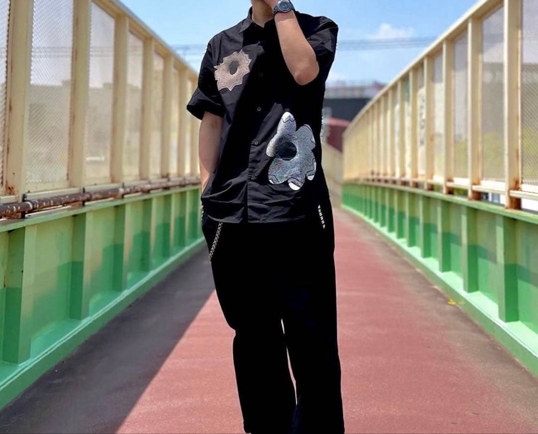 i*7様 Supreme - Nate Lowman S/S Shirt 黒 L