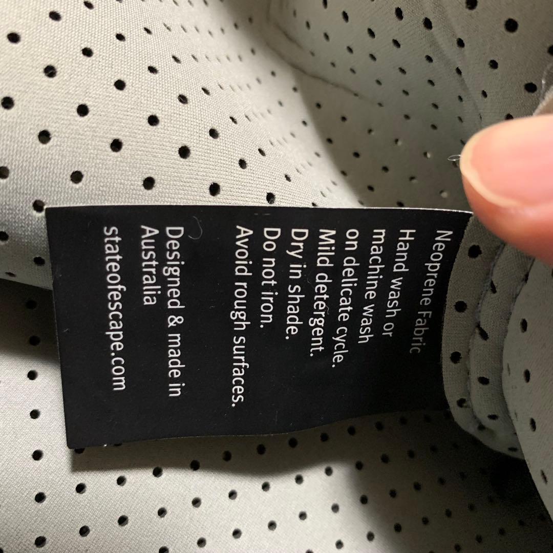 ステイトオブエスケープ　フライングソロ　マザーズバック　パンチング　グレー