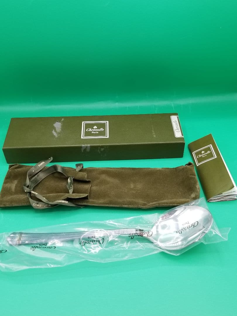 クリストフル アリア　ゴールド　スプーン　サラダサーバー　未開封