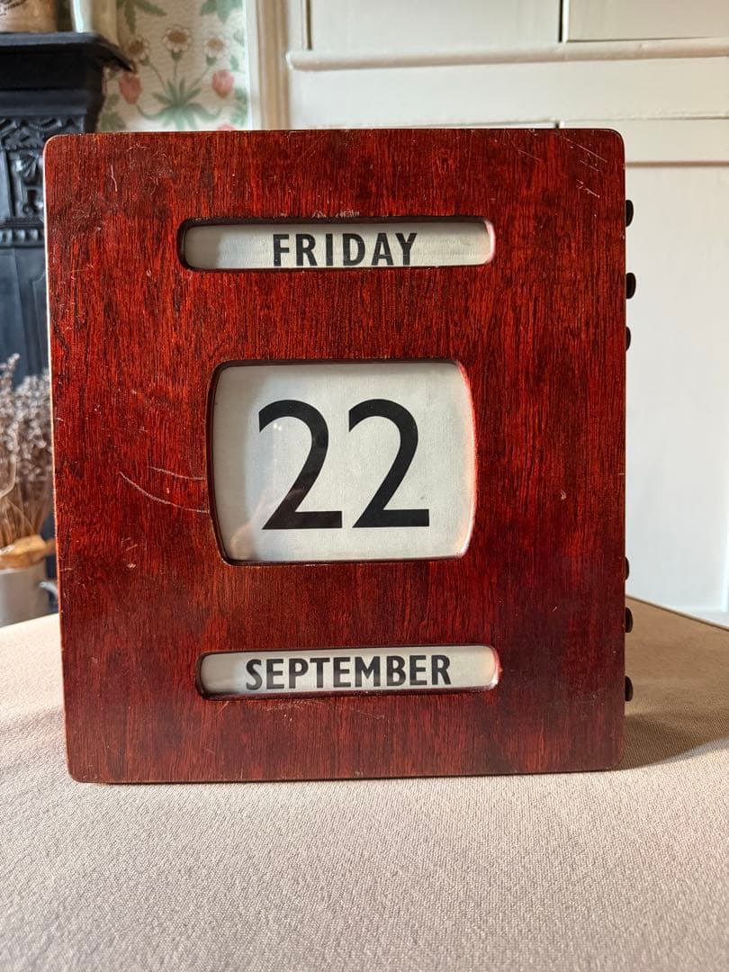 【レア】ビンテージ　万年カレンダー　壁掛けカレンダー