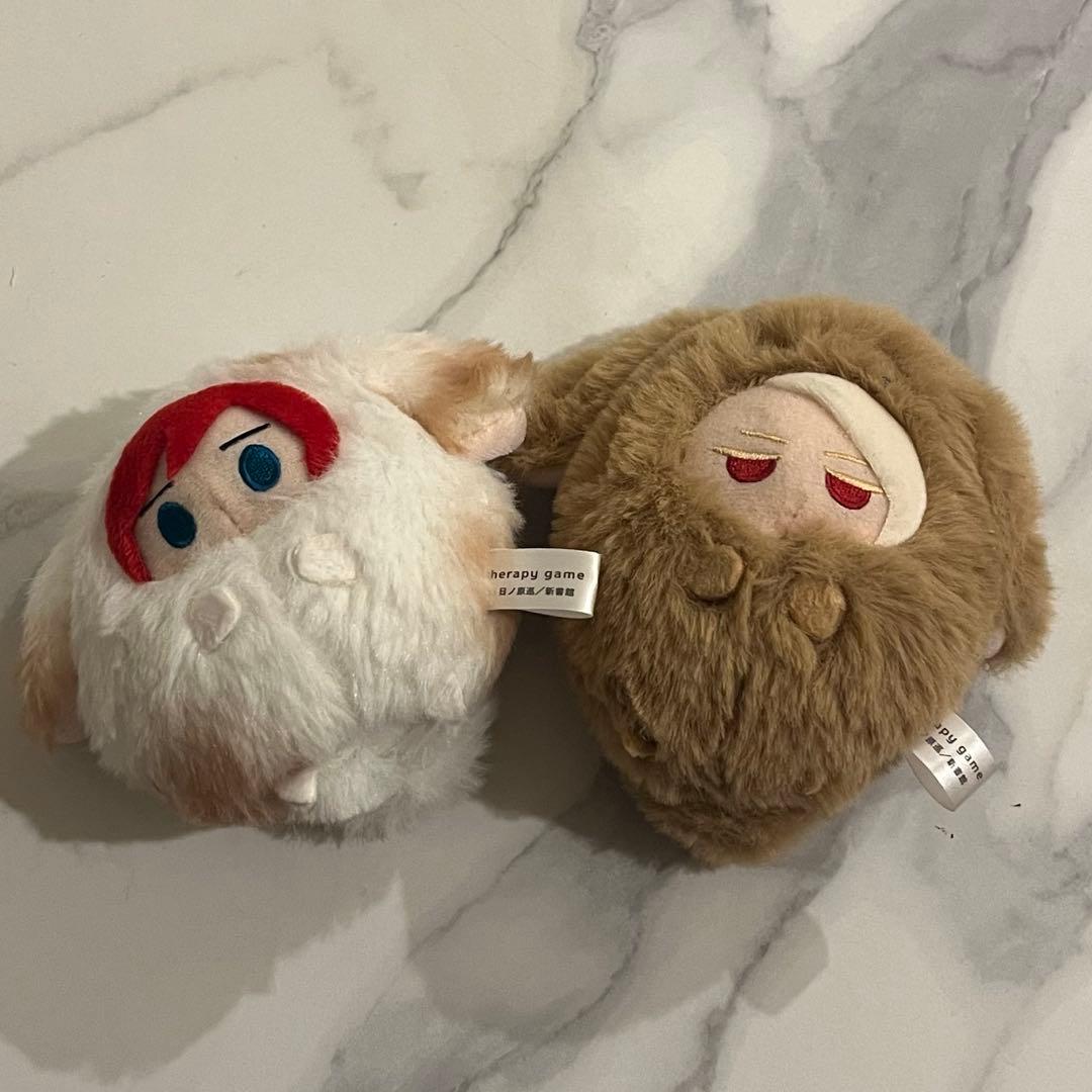 日ノ原巡先生 セラピーゲーム うさだまマスコット ぬいぐるみ 静真 湊