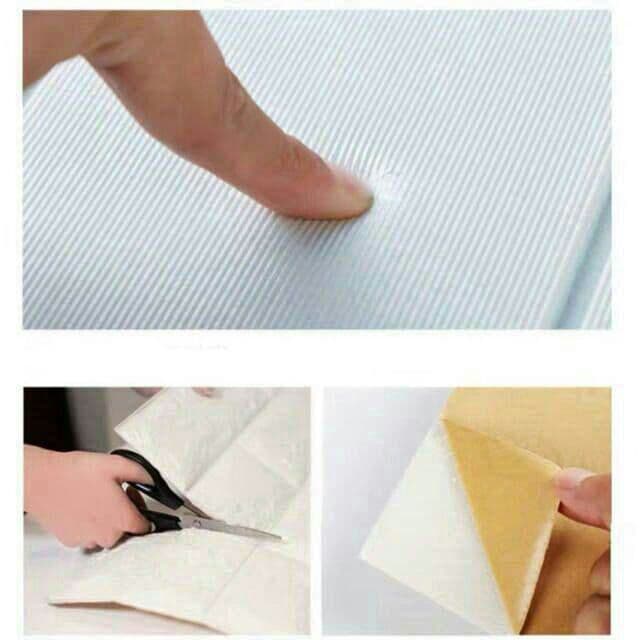 20枚 70cm×70cm 背景壁 3D立体レンガ模様壁紙 防水 汚い防止4