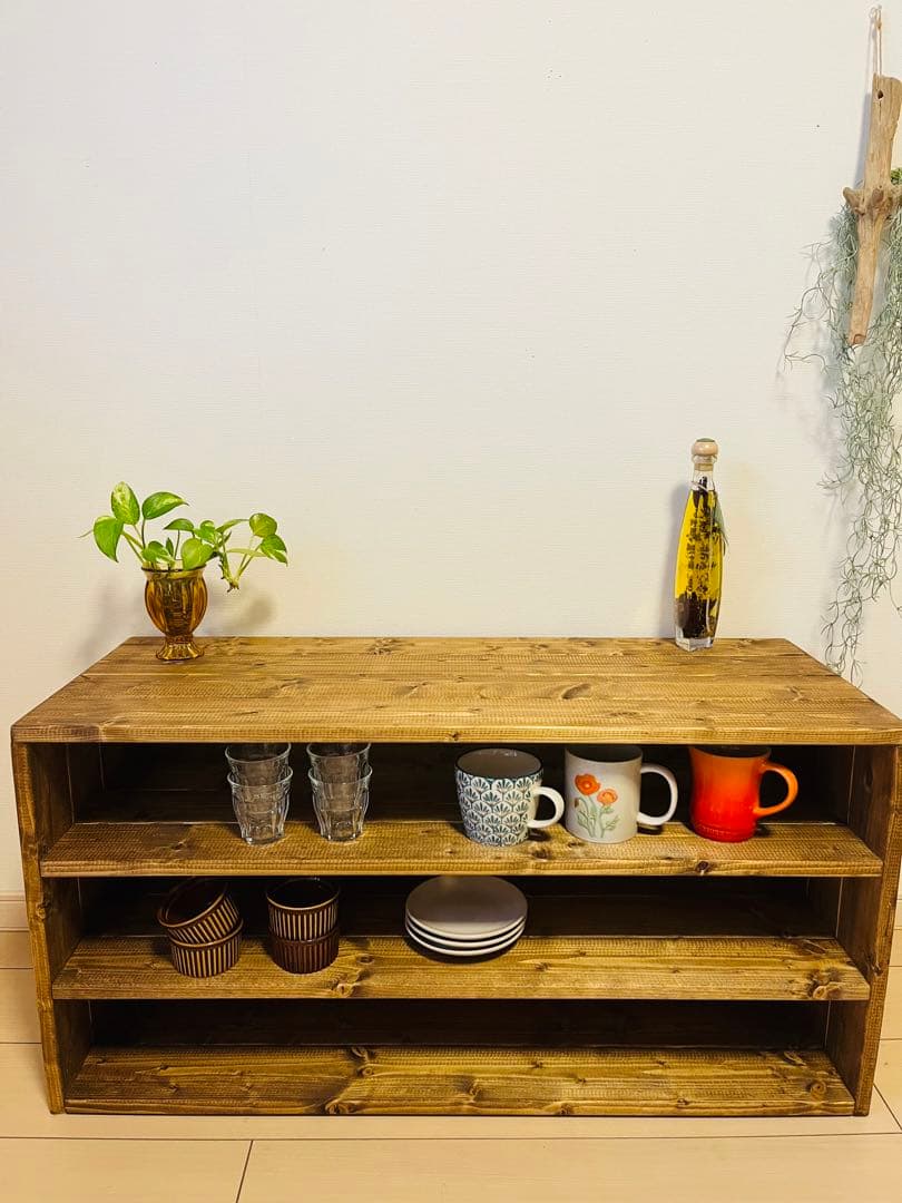 キッチンラック　オープンラック　本棚　食器棚　収納棚