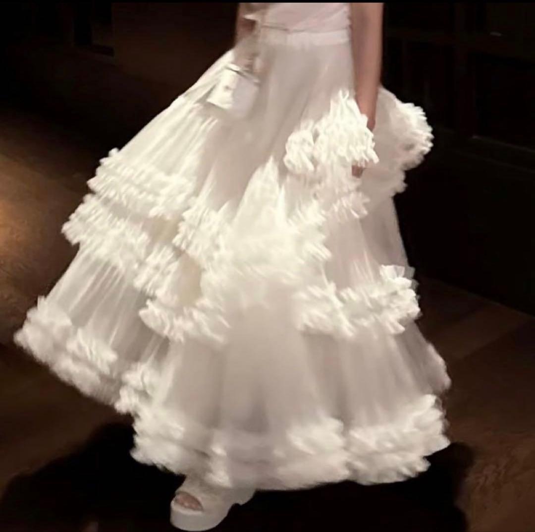 【Treat Ürself】【完売商品】blooming tulle skirt