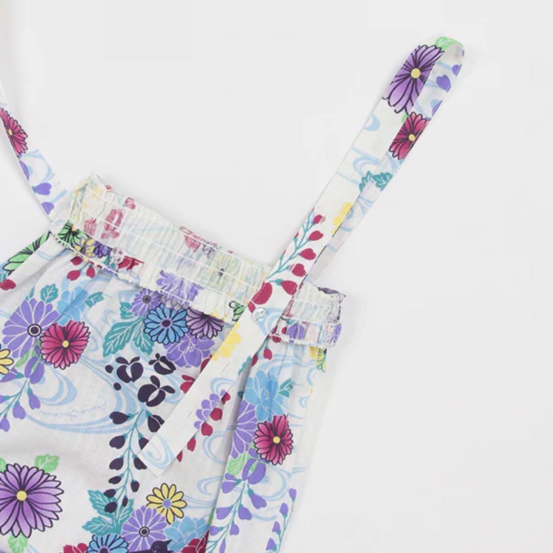 アナスイミニ【新品タグ付き】レトロ花柄　浴衣【150㎝】