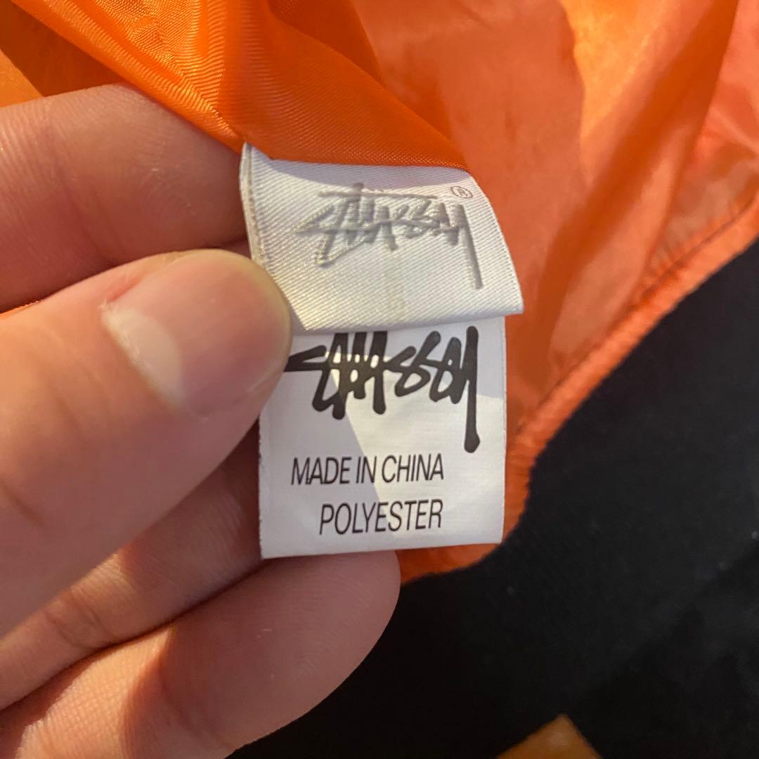 超激レア STUSSY ステューシー スタジャン スカジャン ブラック 刺繍