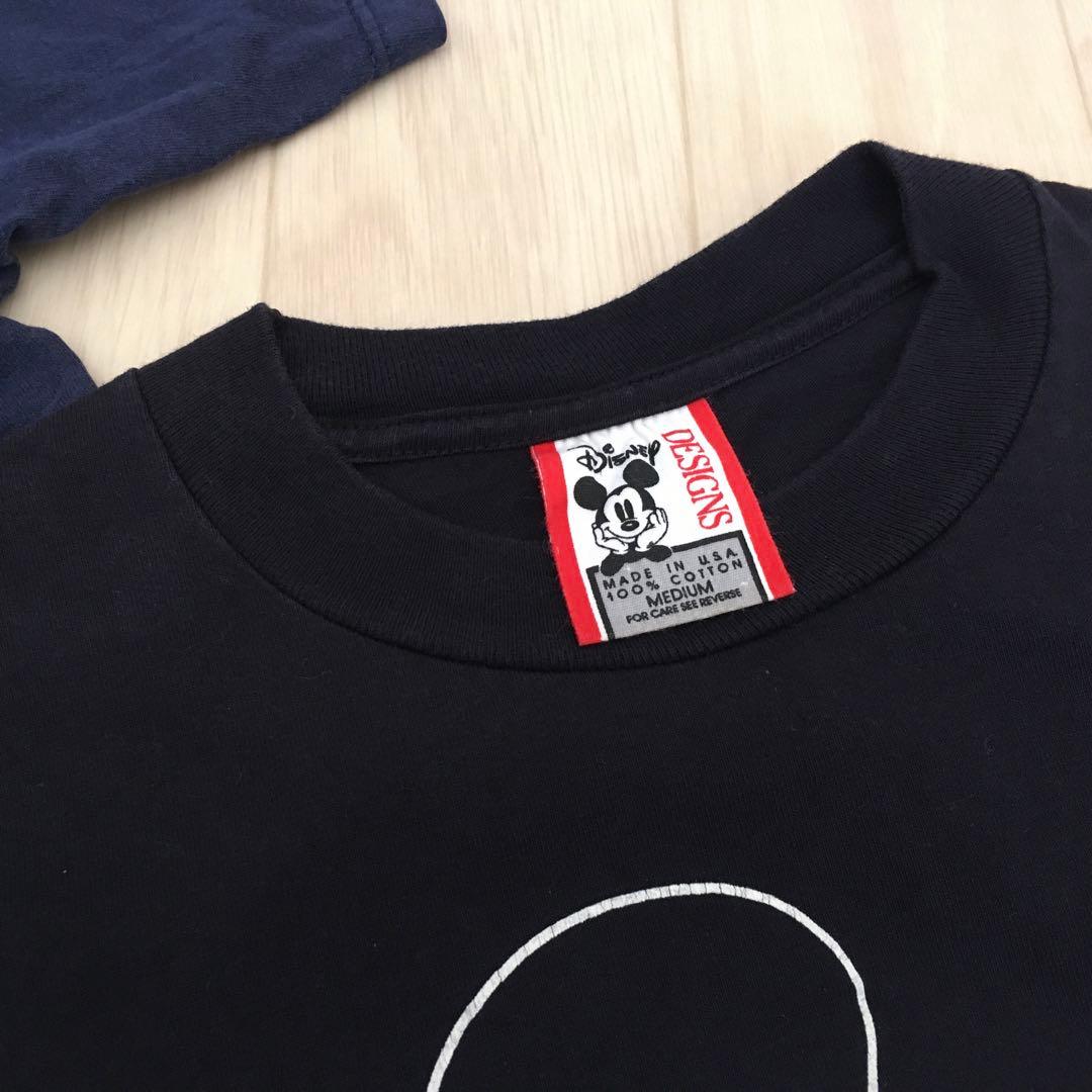 90s ミッキーマウス Tシャツ USA製 Mサイズ 3枚セット
