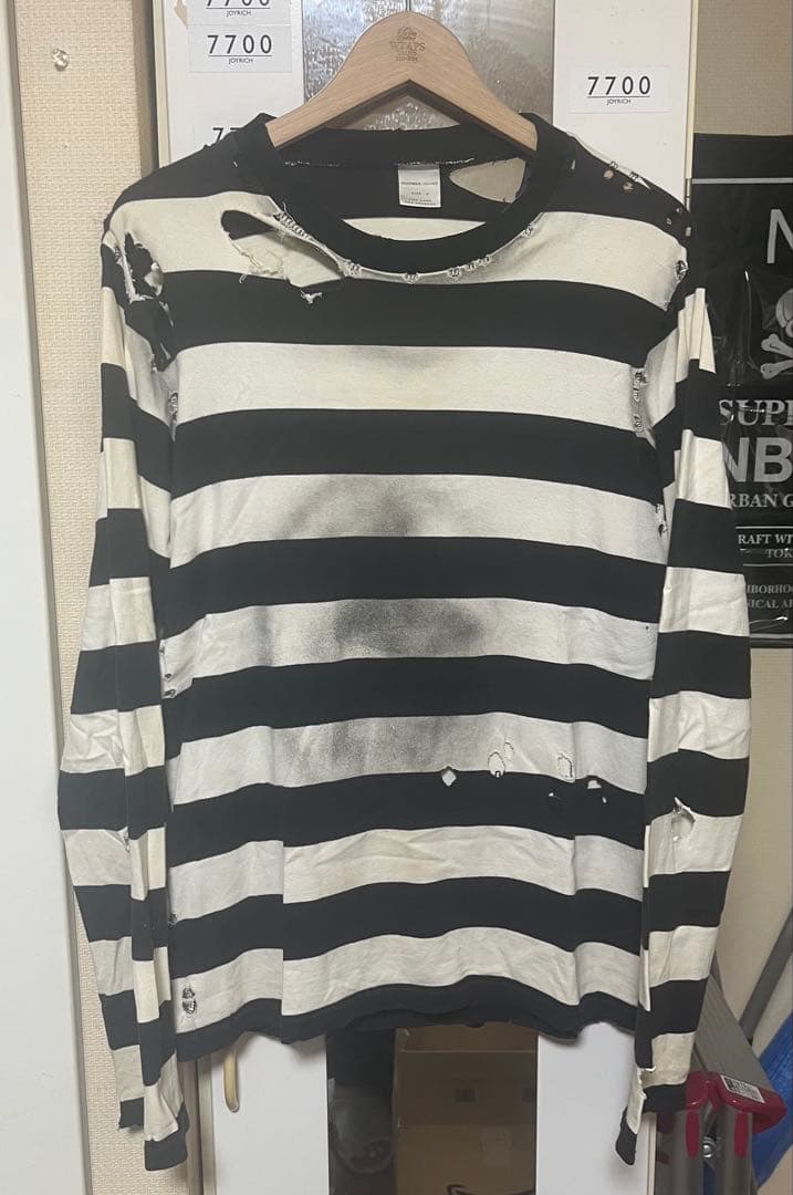 NUMBER (N)INE 02SS モダンエイジ期ボーダー ルーズT