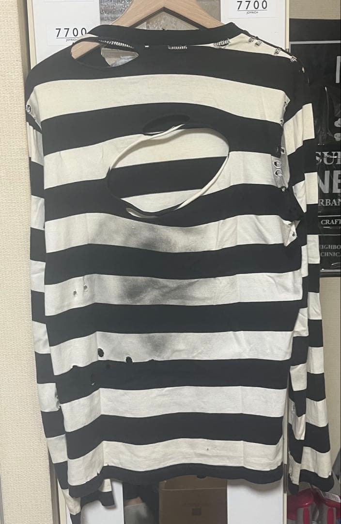 NUMBER (N)INE 02SS モダンエイジ期ボーダー ルーズT