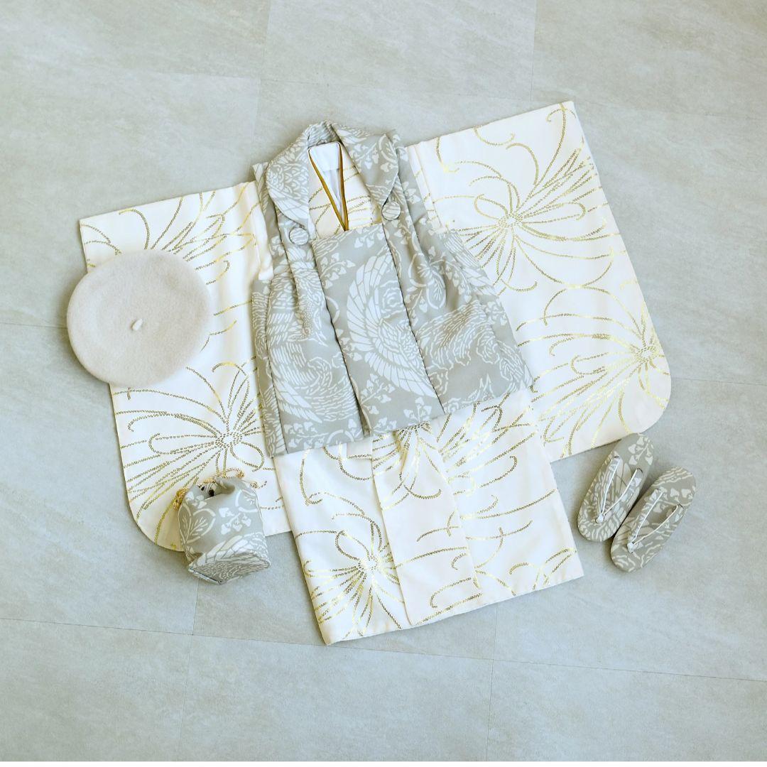 新品　3歳　フルセット　七五三 男の子　女の子　被布　ひよこ商店　utatane