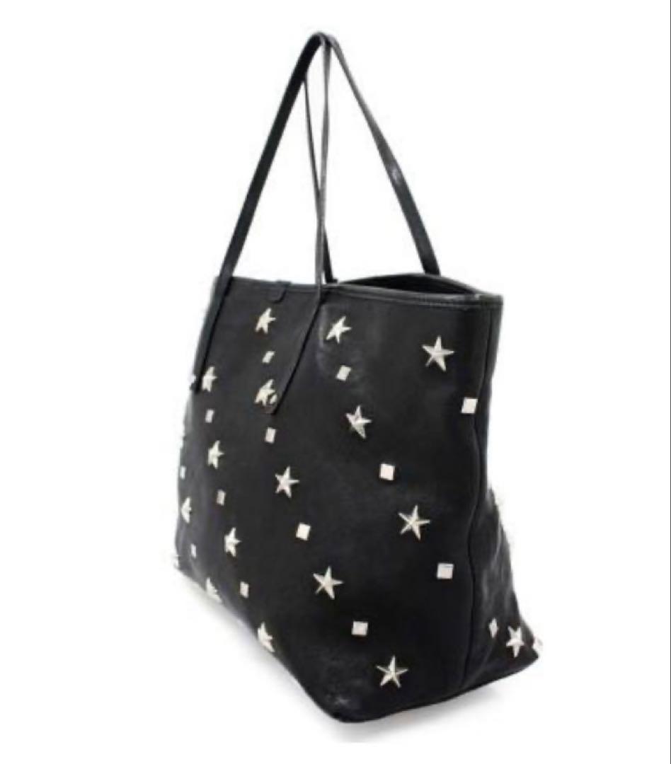 Jimmy Choo sasha スタースタッズ本革トートバッグ