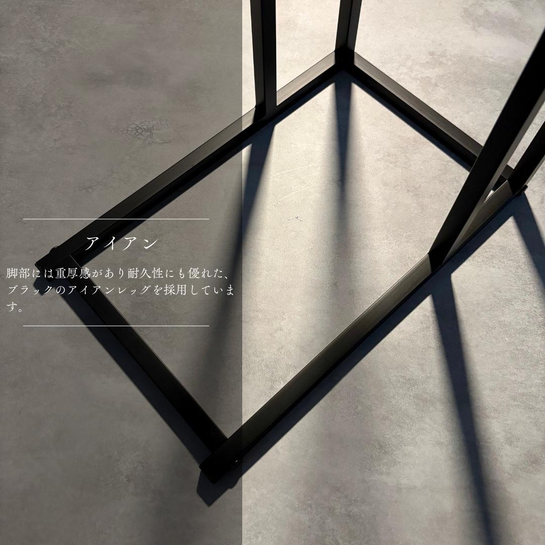 サイドテーブル レジン アイアン 木製 一枚板 おしゃれ コの字 ベッド 北欧