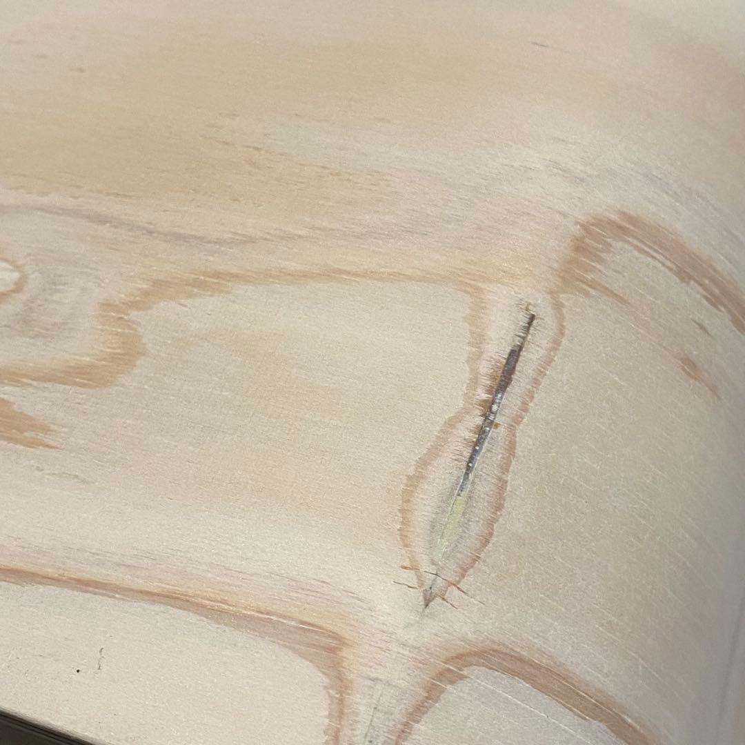 【補修あり】 R型シェルフ（角がない 合板 木製品 収納 インテリア 積み重ね）