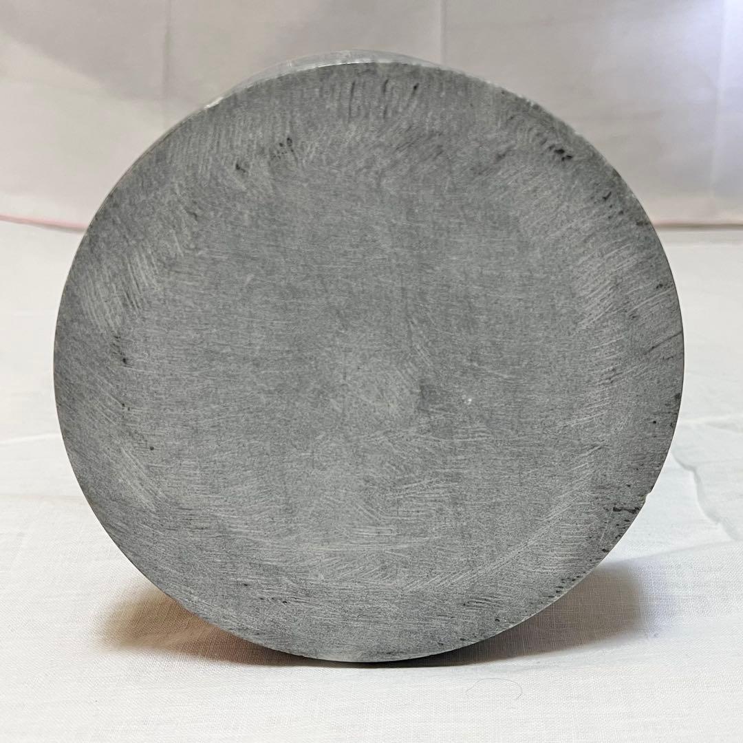 【台湾製】高級大理石花瓶 安定感抜群 未使用品 マーブル モノトーン