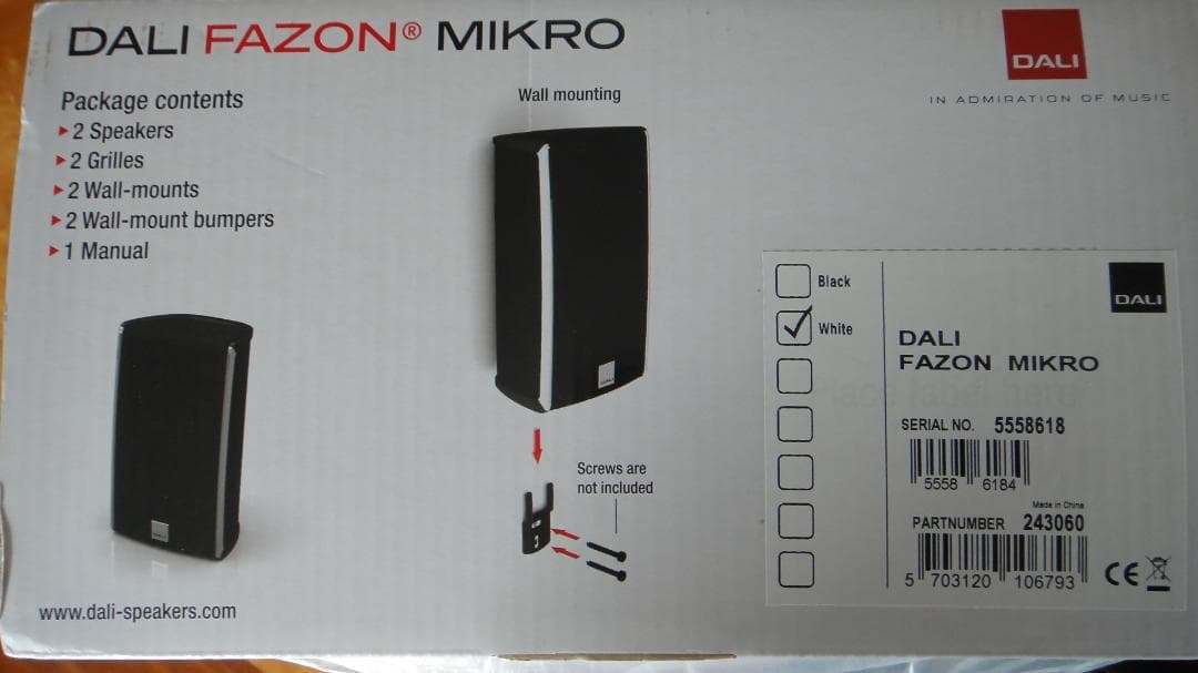 スピーカー・ウーファー DALI Fazon MIKRO