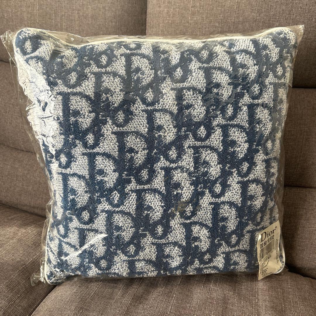 Dior ディオール　トロッター　クッションカバー　No.2 ネイビー