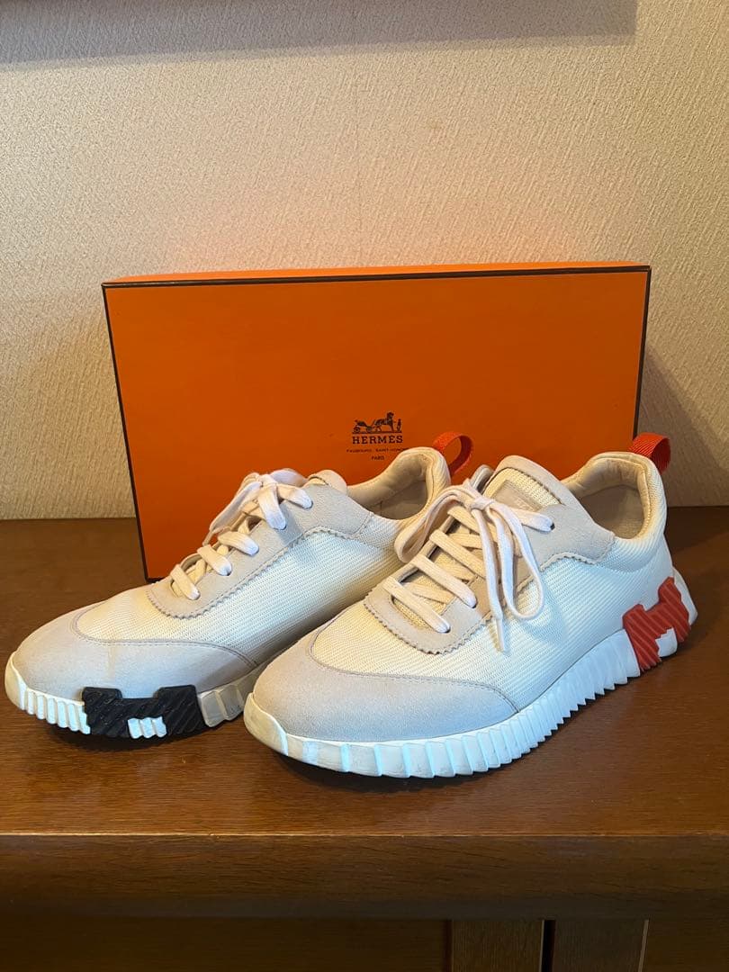 美品エルメス　ハウンジングスニーカー 41