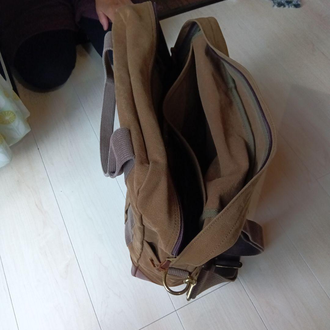 ARTS&CRAFTS ブラウン キャンバスバッグ