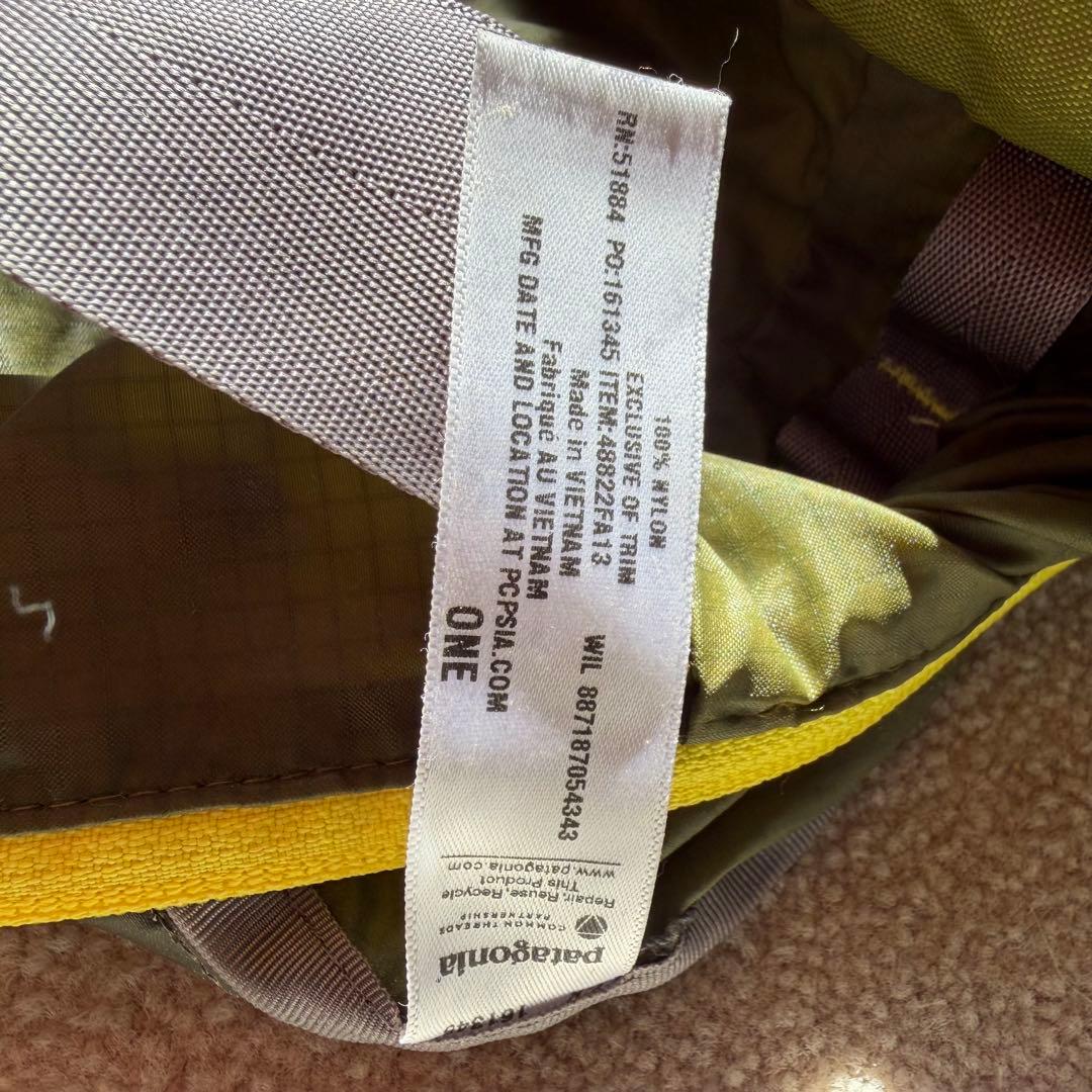 patagonia ライトウエイト ダッフル バッグ オリーブグリーン