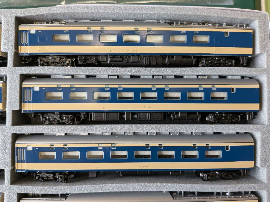 KATO【自作室内灯入り581/583系】10-1717等　計12両