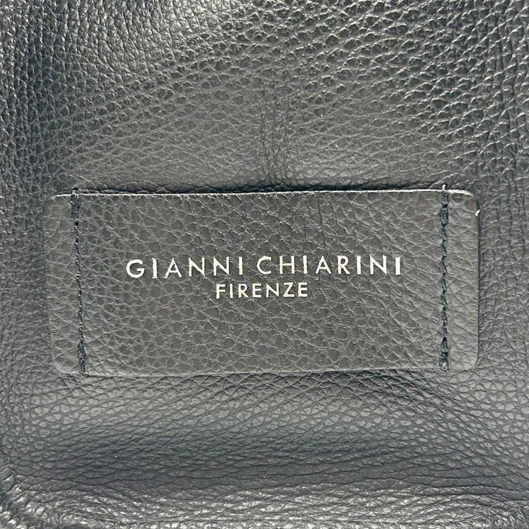 美品【GIANNI CHIARINI】マルチェッラ 本革 トートバッグ ポーチ付