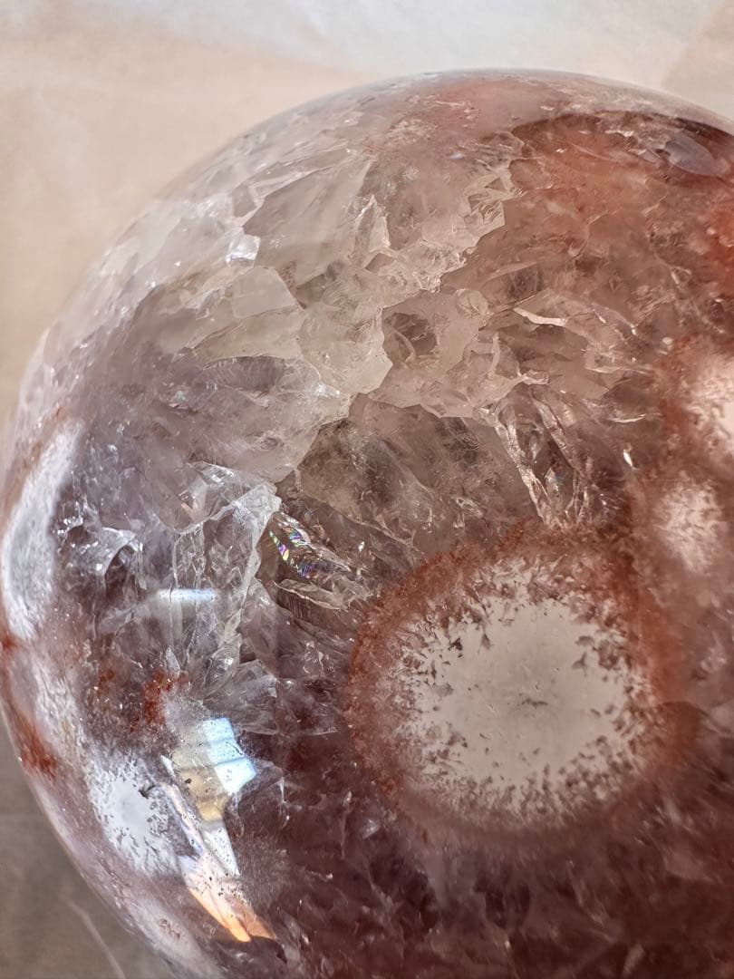 高品質　アメジスト　ピンクアメジスト　フラワーアゲート　スフィア　大