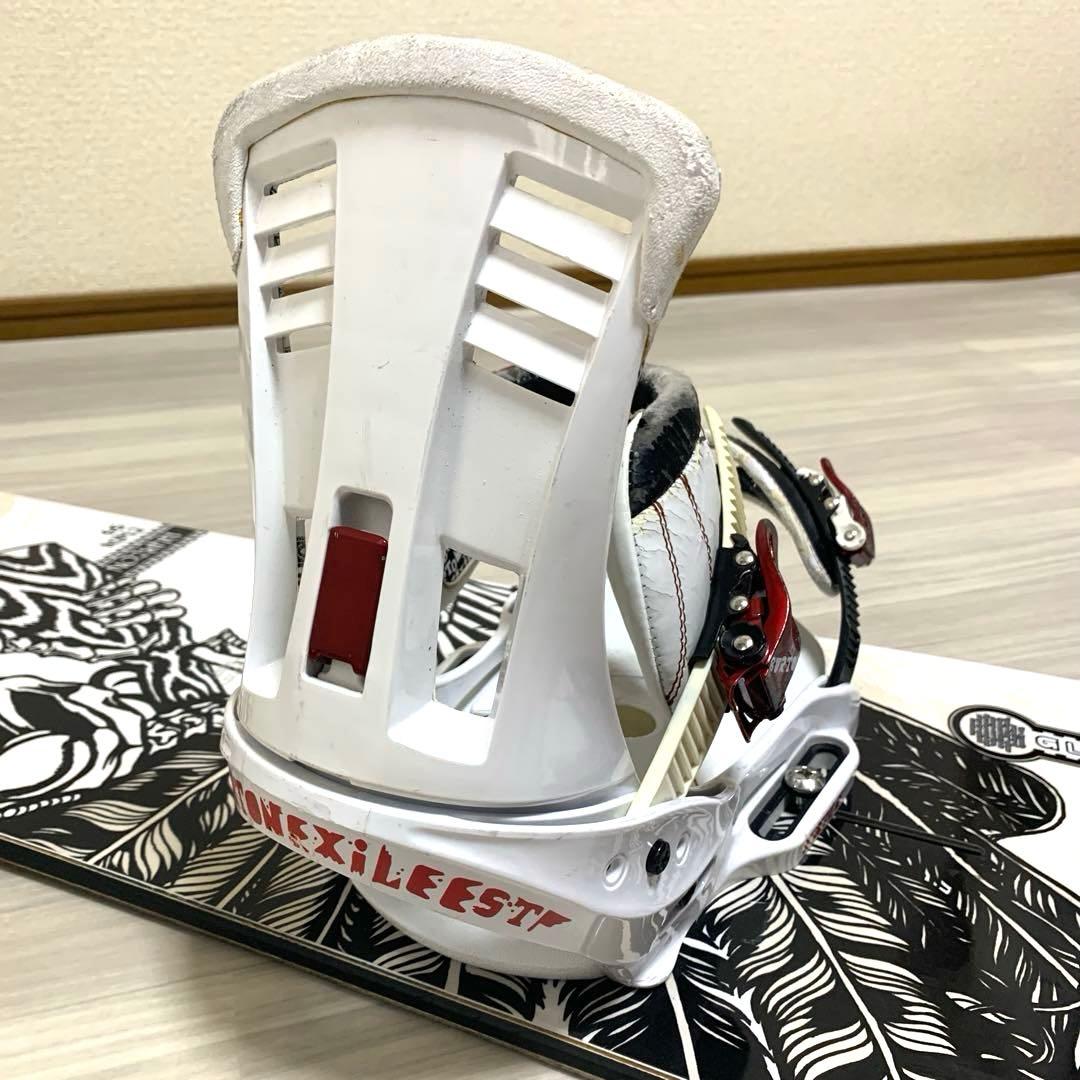 BURTON TWIN 154 BURTON EST EST M セット スカル